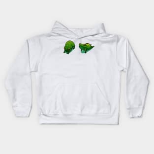 yoga frog Kids Hoodie